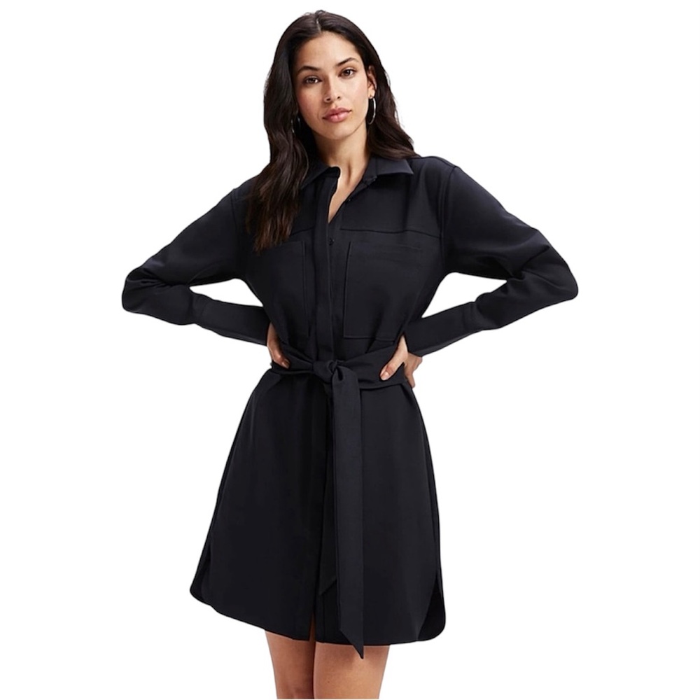 Good American Poplin Shirt Dress L